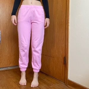 Brandy Melville Rosa Sweatpants
